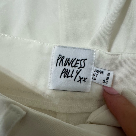 Princess polly white trousers size 2 - Picture 3 of 3